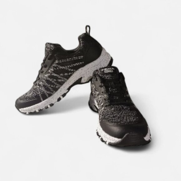 Skechers Women's Trail Sneakers Size 8 Hillcrest External Adventure Black White - Picture 4 of 11